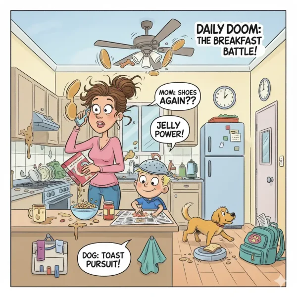 Breakfast Kid Routine Daily 