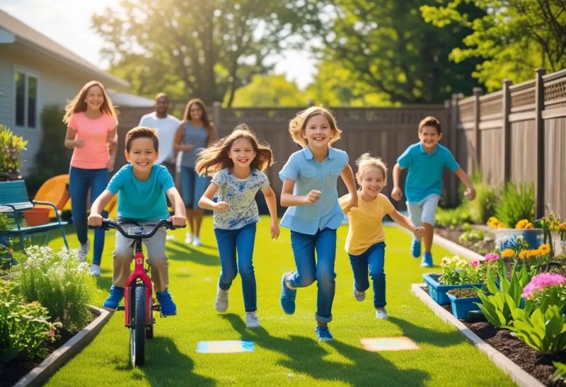 outdoor activities kids routines