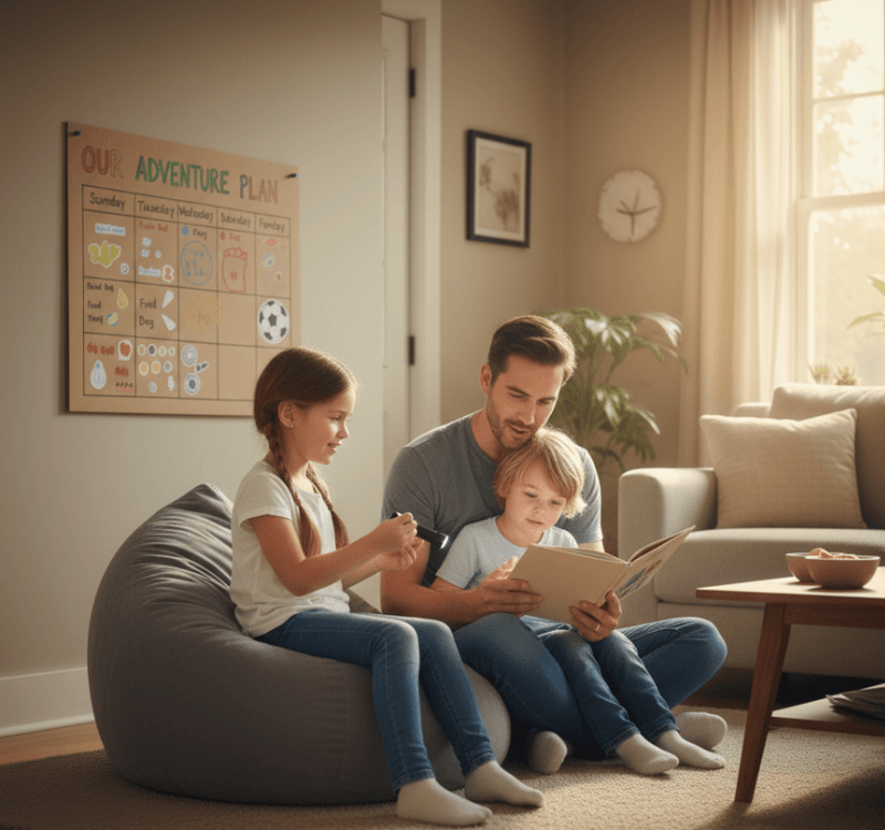 Zero cost reward for kids routine